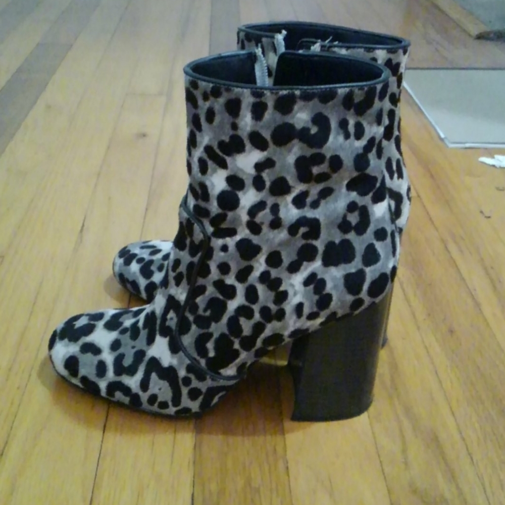 Nine West Calf Hair Booties